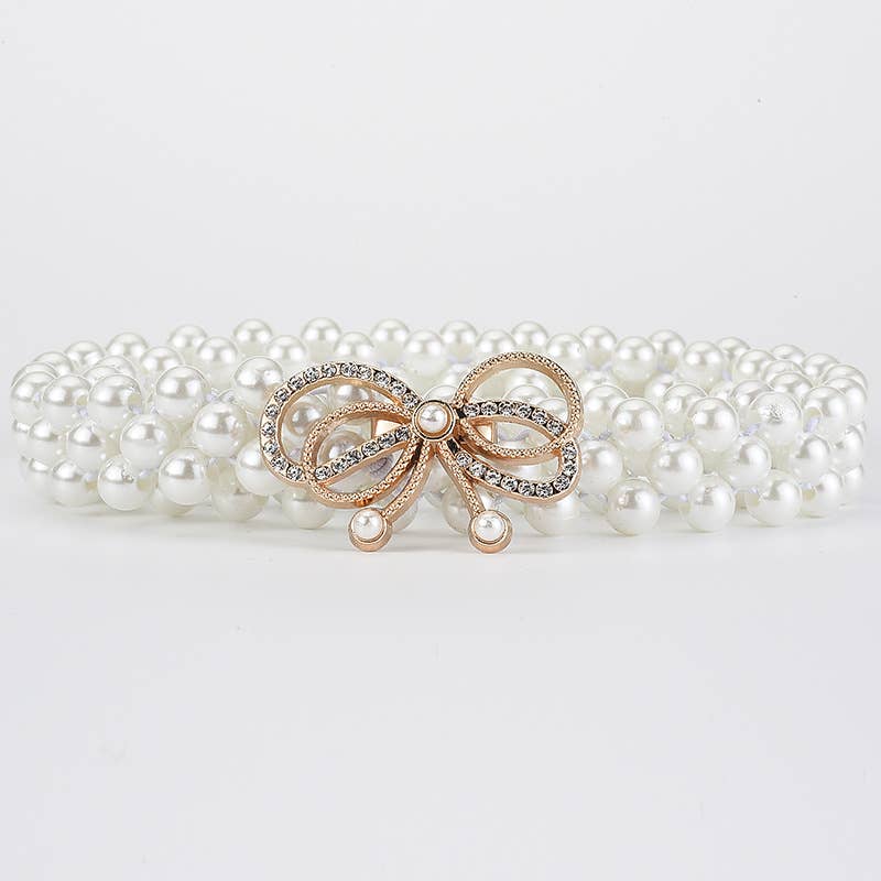 High-end princess-style pearl waist chain