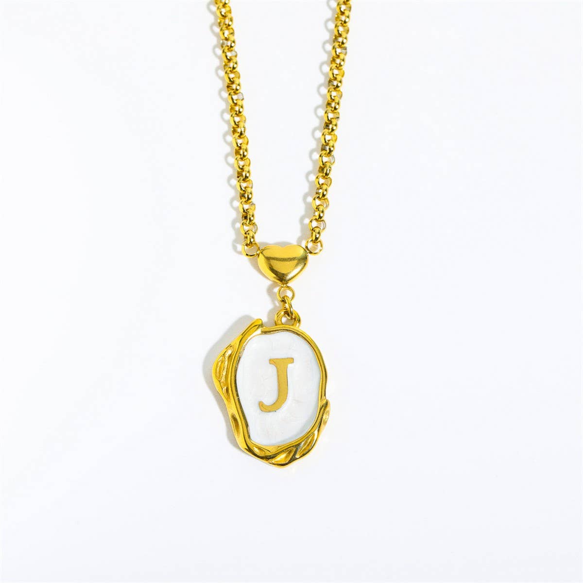 NEW 26 LETTERS OIL DROP THREE-DIMENSIONAL NECKLACE