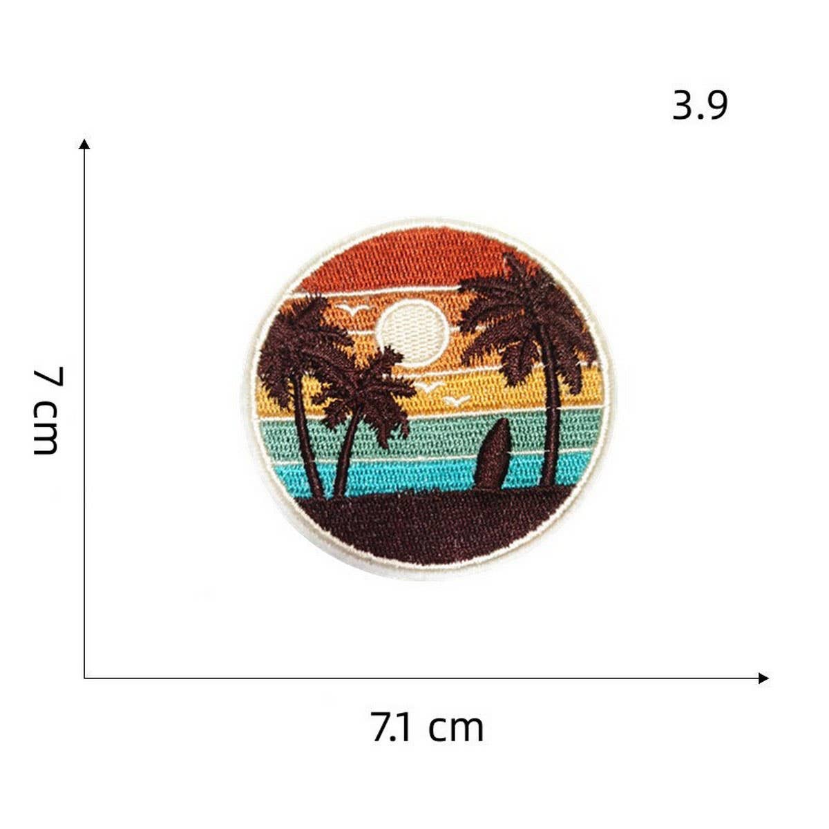 NEW OUTDOOR COLORFUL BEAR EMBROIDERED PATCH