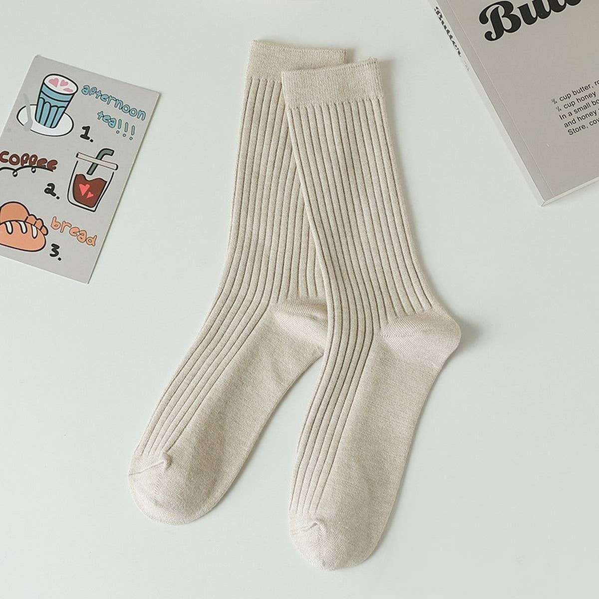 2024 NEW SOLID COLOR SIMPLE MIDDLE TUBE SOCKS_CWMS1061