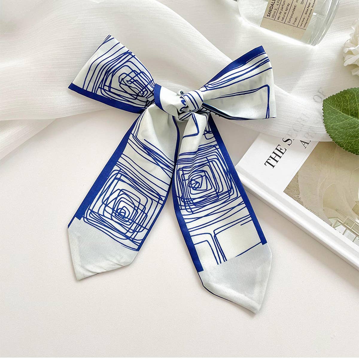 BOW-SHAPED HAIRBAND SCARF_CWASC0740