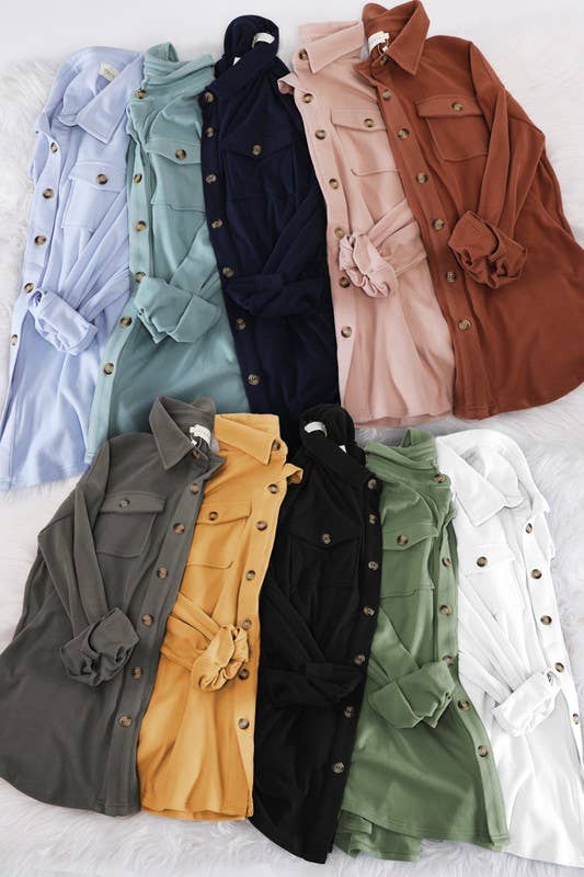 CWOJA701_SOFT AND WARM OVERSHIRTS BUTTON DOWN JACKET