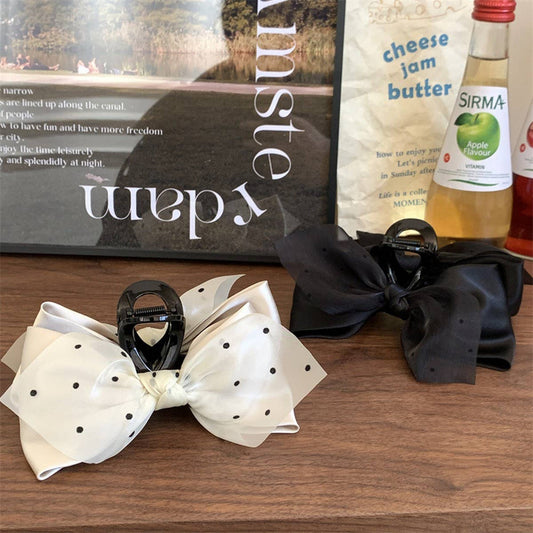 RETRO FRENCH BUTTERFLY MESH KNOT CLIP_CWAHA1284