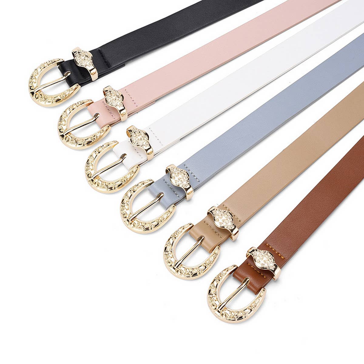 2024 NEW STYLE SIMPLE SOLID COLOR PIN BUCKLE BELT_CWABE0357
