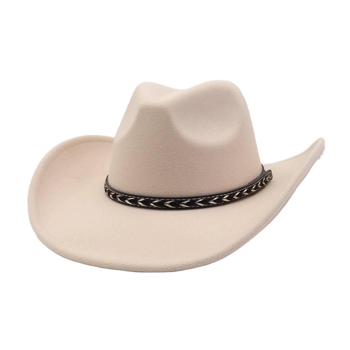 Unisex  Cowboy Fedora Hat Ethnic Style_CWAH04409