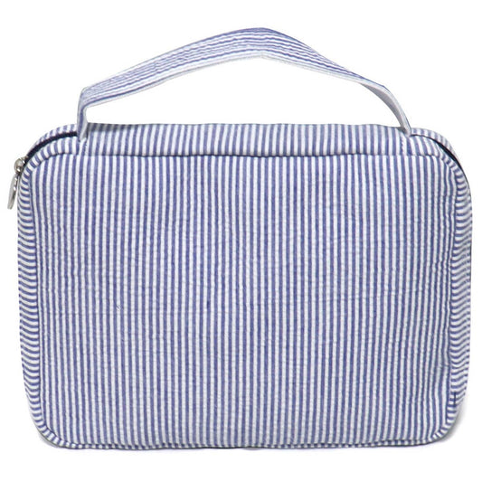 STRIPED SEERSUCKER PORTABLE STORAGE BAG_CWAB1412