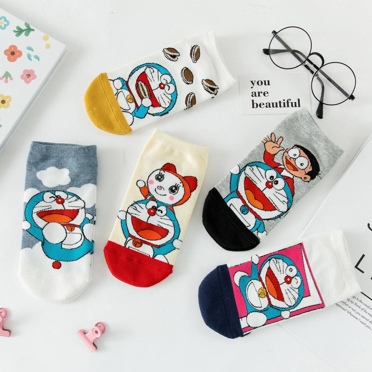 NEW STYLE CARTOON SHIN-CHAN COTTON WOMEN'S SOCKS_CWMS1397