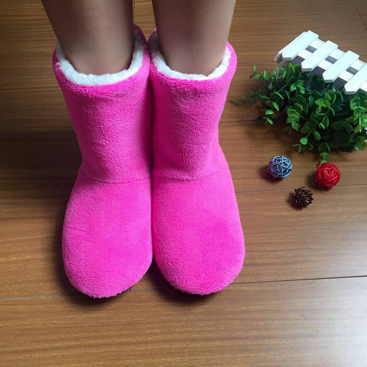 WINTER MEN AND WOMEN THICK WARM SOCK SLIPPERS