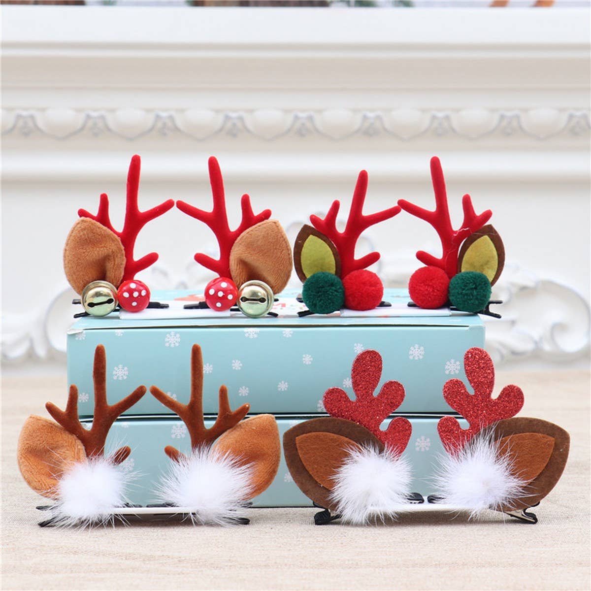CHRISTMAS CUTE ELK ANTLERS CHILDREN'S HAIRPIN