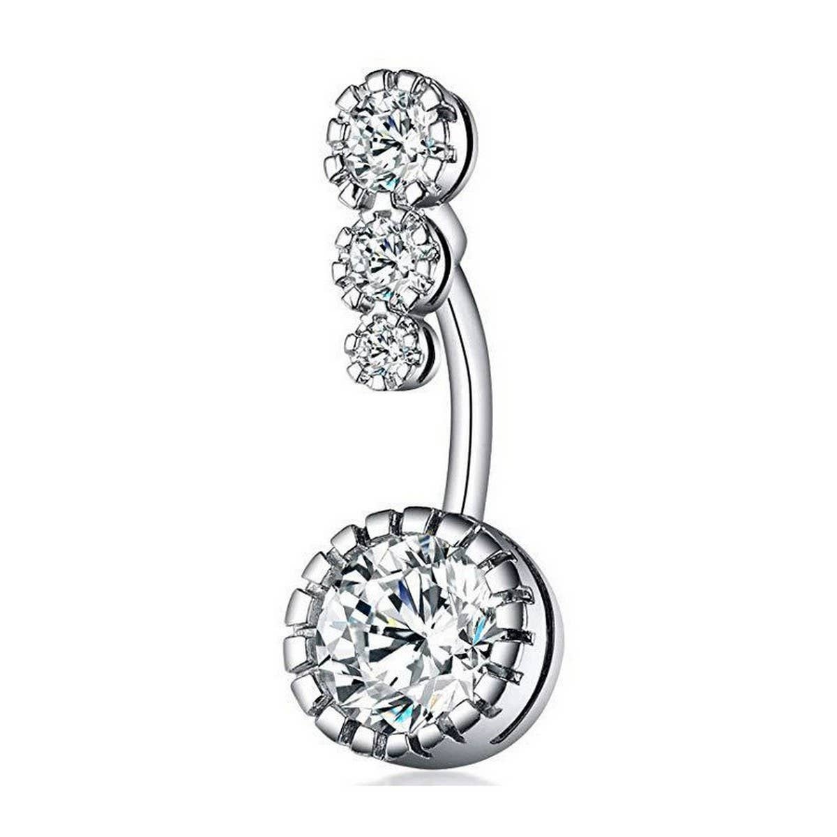 Butterfly CZ Belly Button Ring ??Body Piercing_CWMM9178