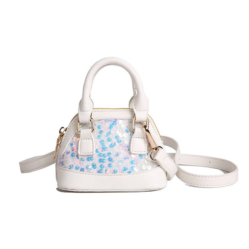 Mini sequin versatile crossbody shell bag