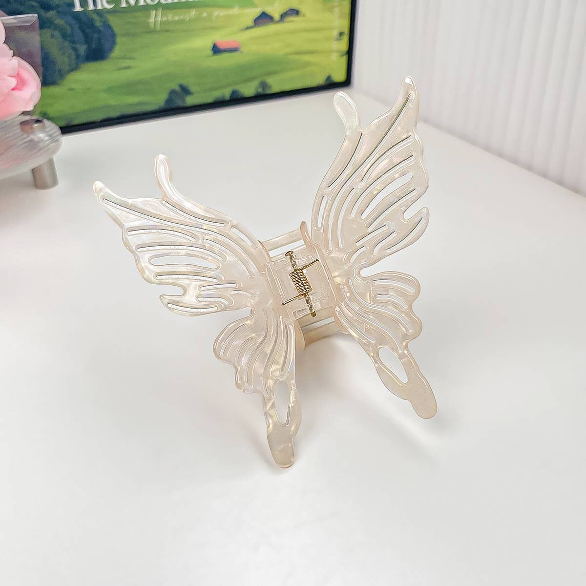 Iridescent Mermaid imitation acetic acid clip