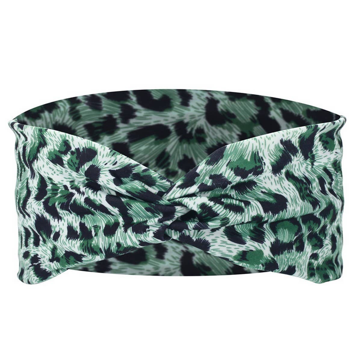 CWAHA6424_LEOPARD PRINT SPORTS YOGA HEADBAND FOR WOMEN