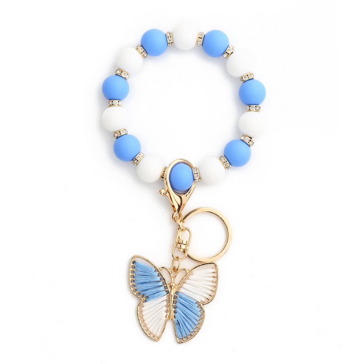 FASHION BRACELET BUTTERFLY PENDANT KEYCHAIN_CWMM1306