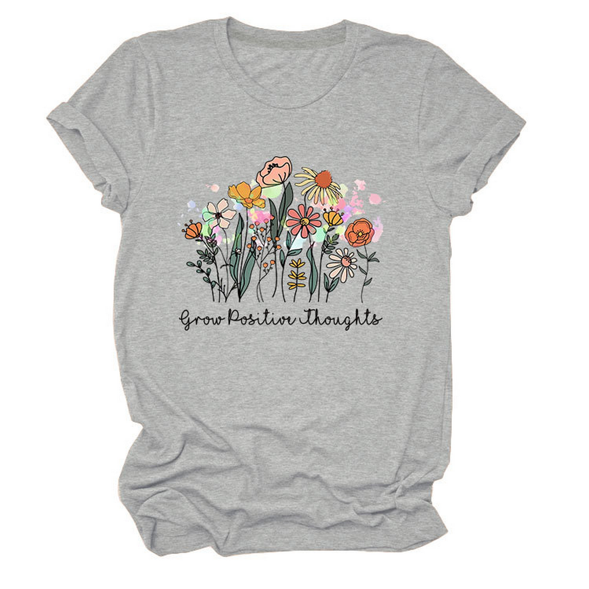 Women??¢s Casual Crew Neck T-Shirt, Soft Fit_CWTTS1488