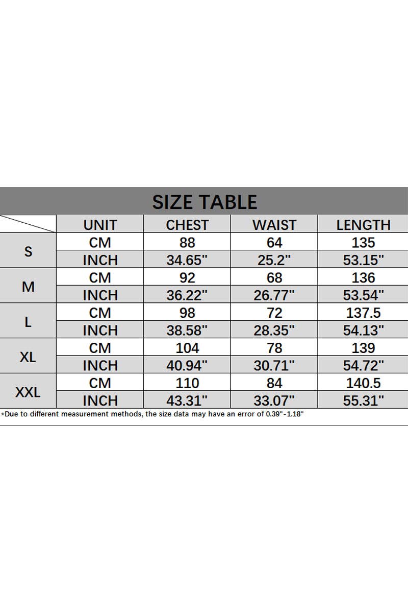 CWDMD5583_SUMMER V-NECK SHORT-SLEEVED LONG DRESS