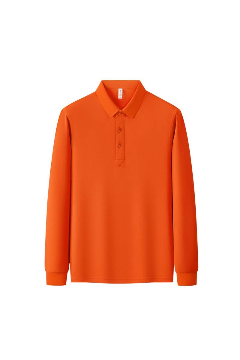 CWOSWL07263_LONG SLEEVE POLO SHIRT CUSTOM WORKWEAR