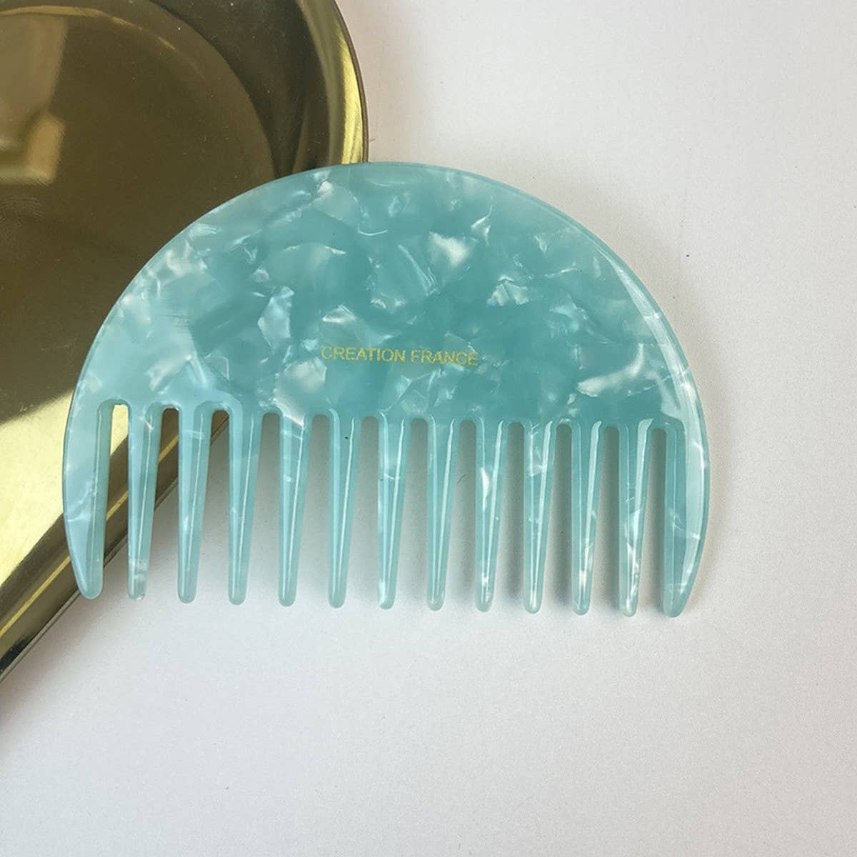 Geometric Acetate Comb Vintage Cute Style