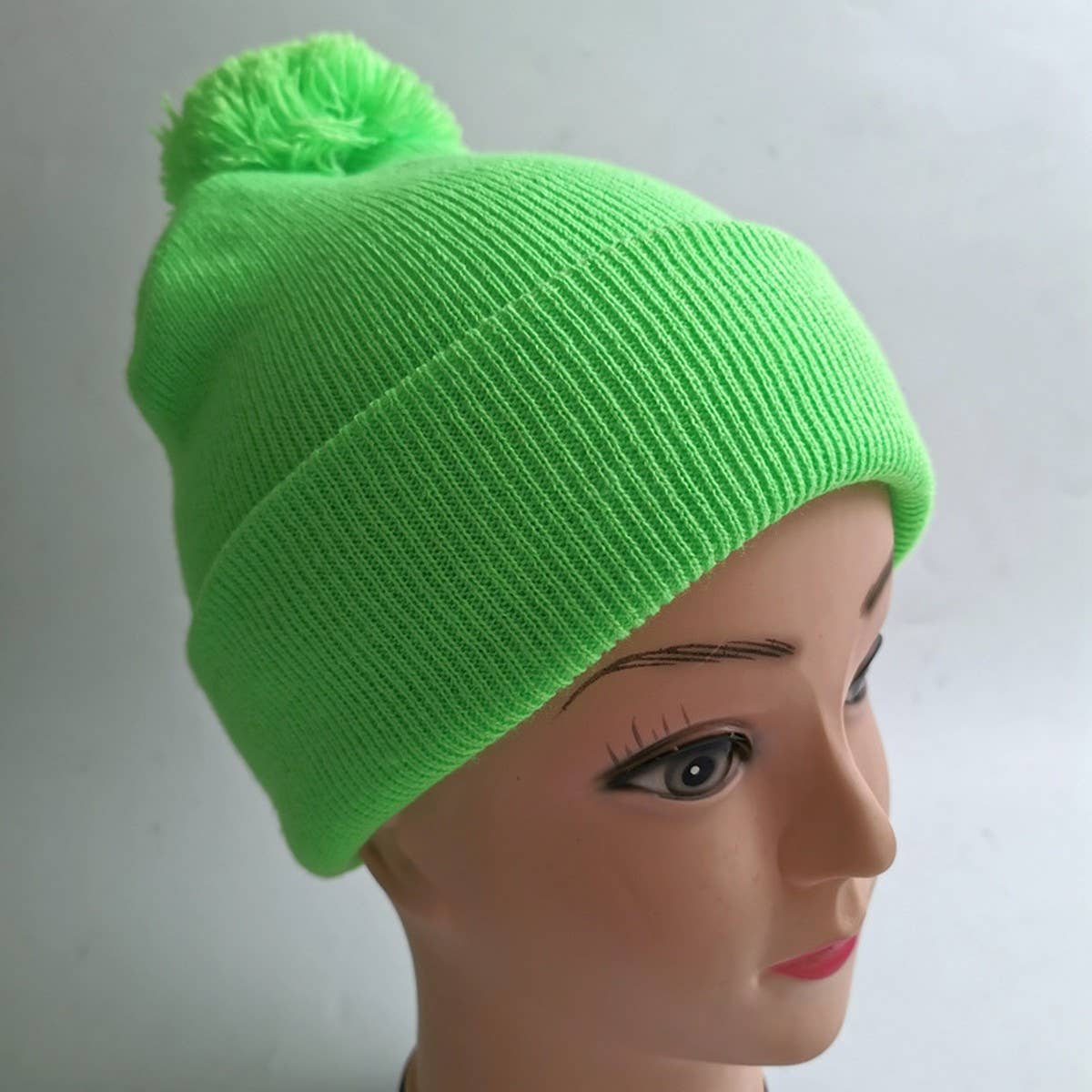 CWAH04347_KIDS SOLID COLOR KNIT BEANIE HAT