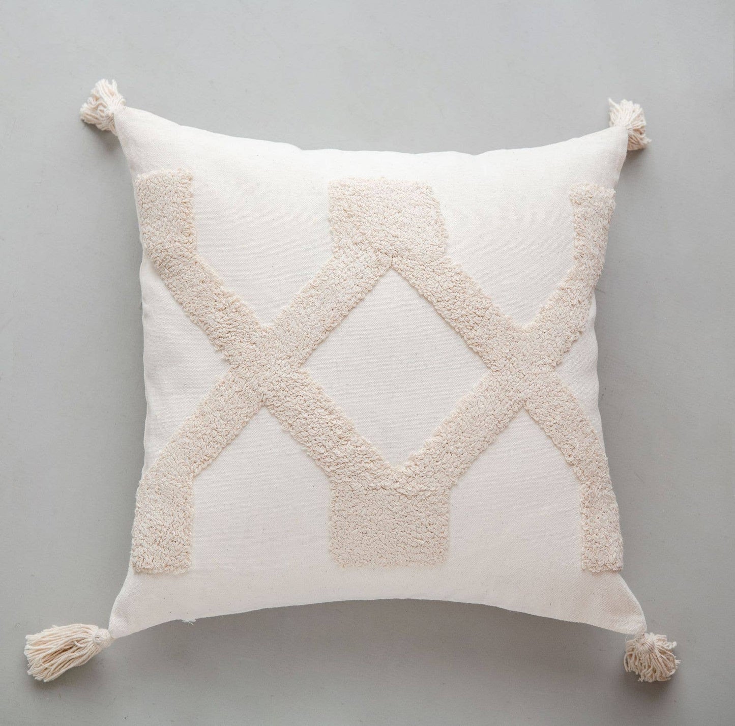 MULTI FLEECE PATTERNED COZY PILLOW COVER