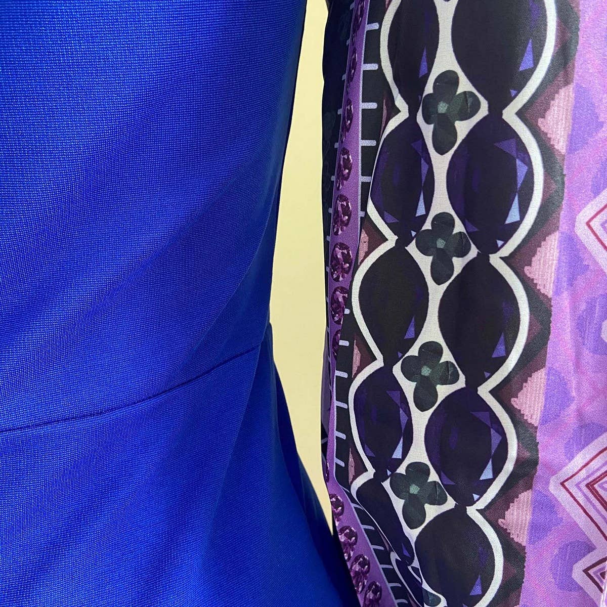 PRINTED BAT SLEEVE TEMPERAMENT HIGH WAIST DRESS_CWDMD3709