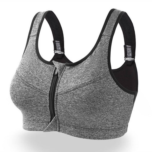 CASUAL ZIPPER SPORTS BRA BRA_CWMU0295