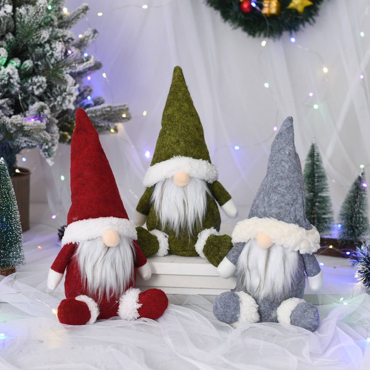 SANTA CLAUS FACELESS DOLL DOLL DECORATION ORNAMENTS
