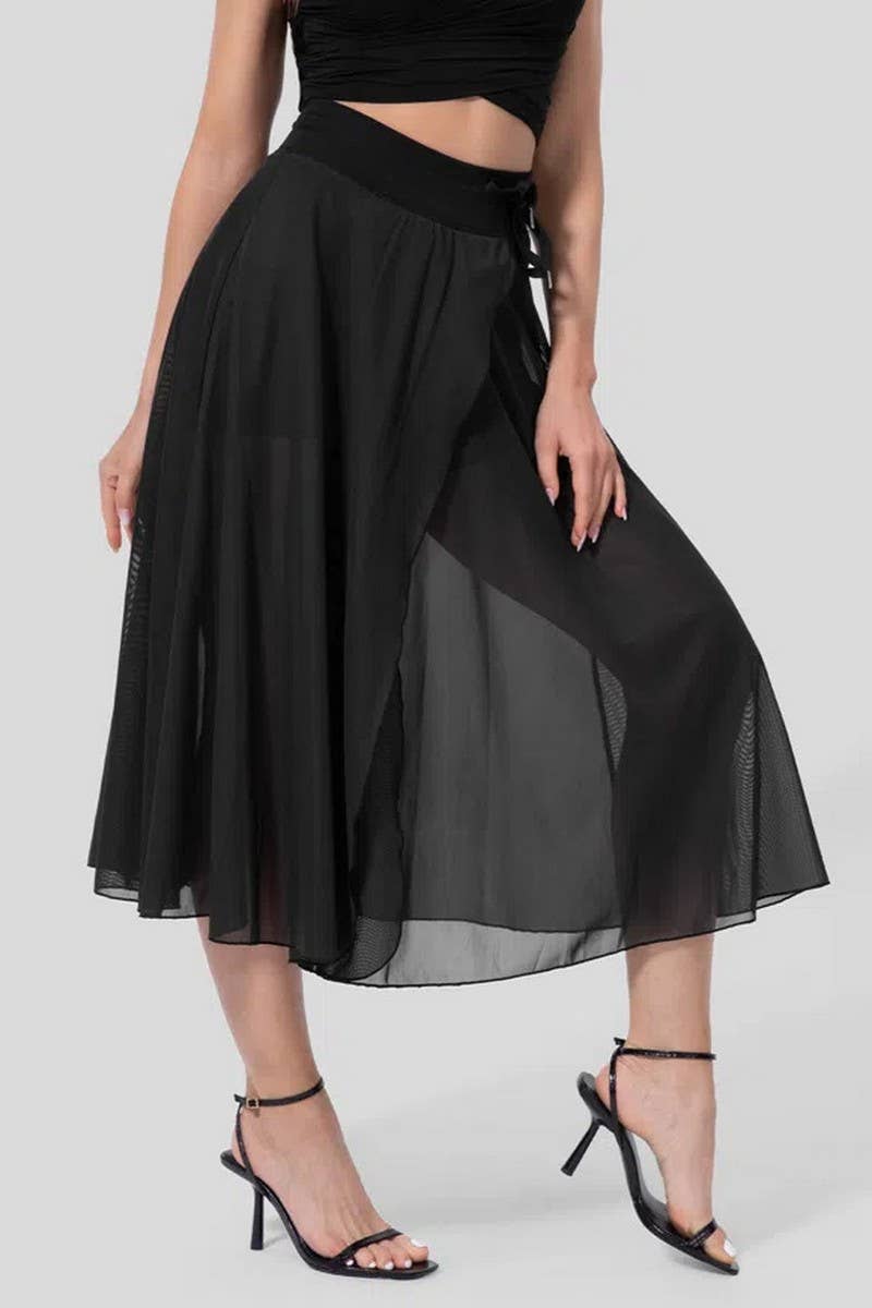 CWBLS0661_TEMPERAMENTAL AND FASHIONABLE ROMPER SKIRT