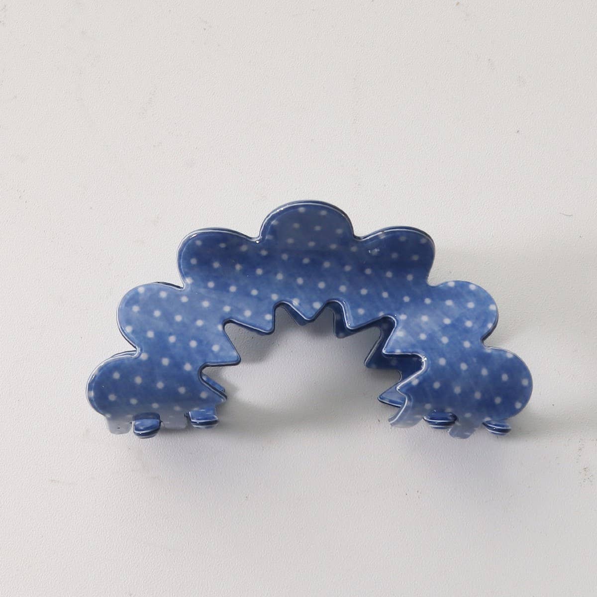 CWAHA1400_SIMPLE WAVE HAIR CLAW CLIP  BLUE SET