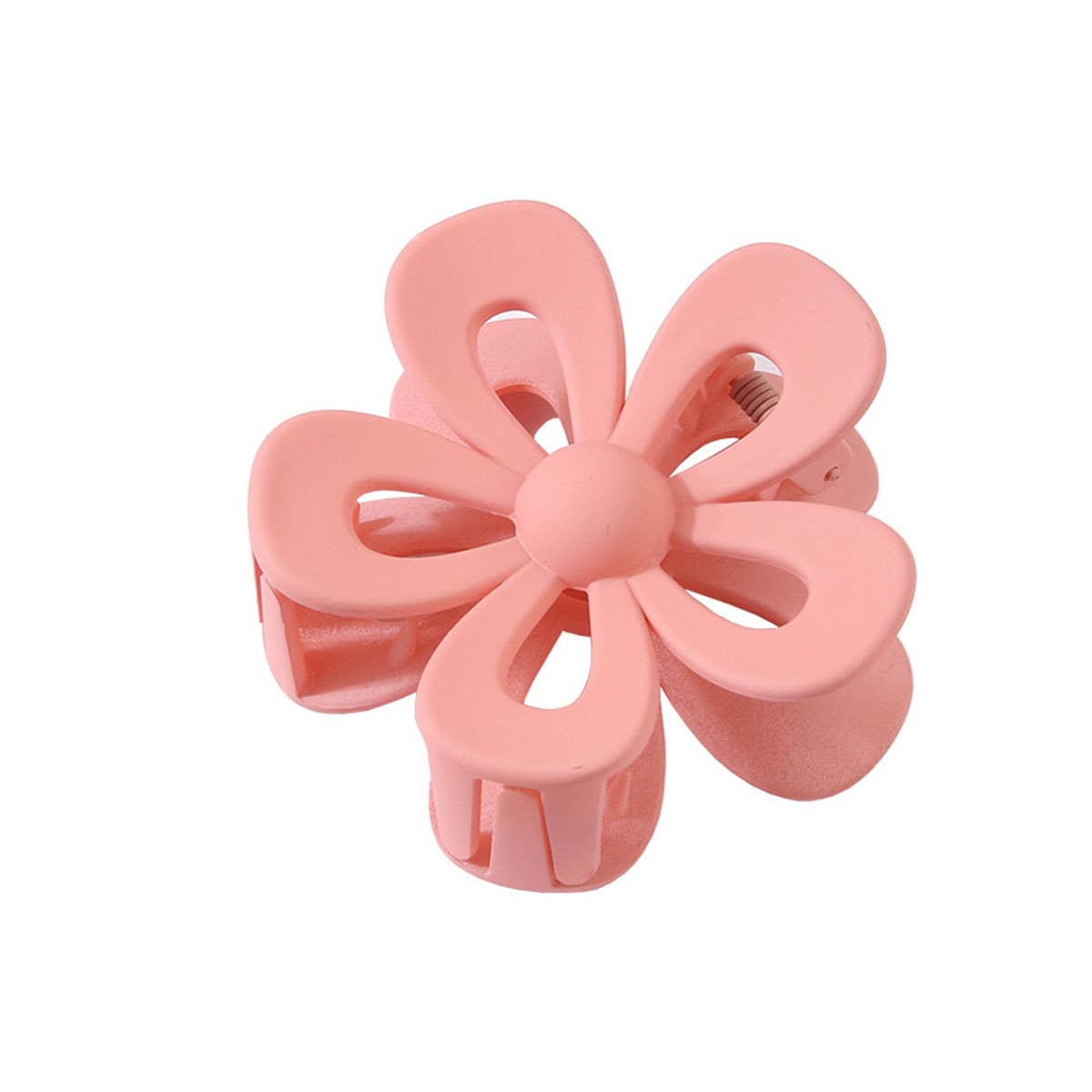 Matte Acrylic Flower Hair Claw Clip for Women_CWAHA0404