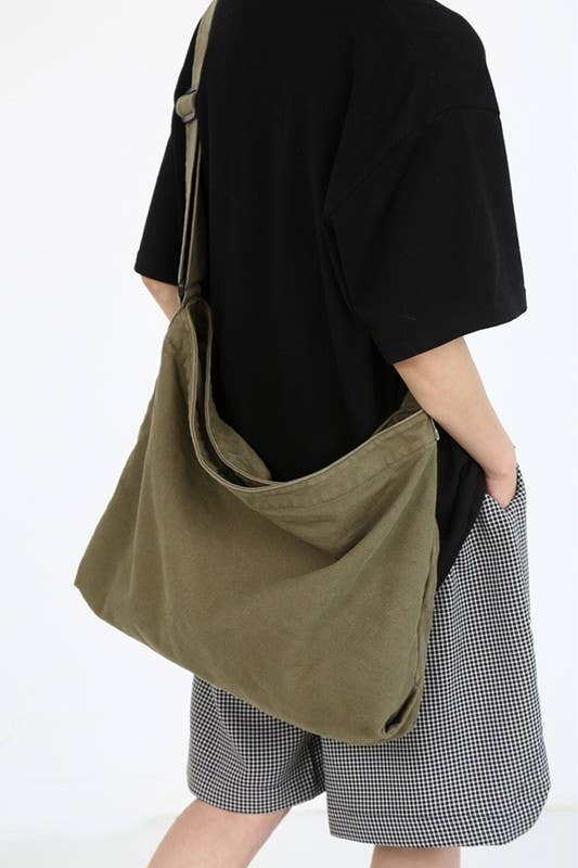 Crossbody Canvas Big Shoulder Bag_CWAB0420