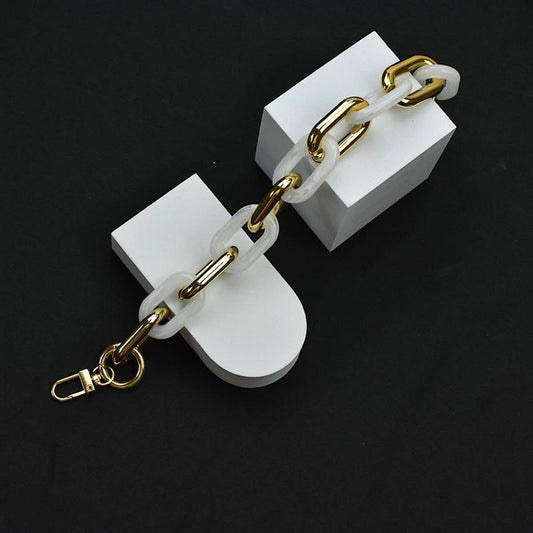 11.81"Acrylic Chain Handle, Multi-color Bag Strap_CWMM5090