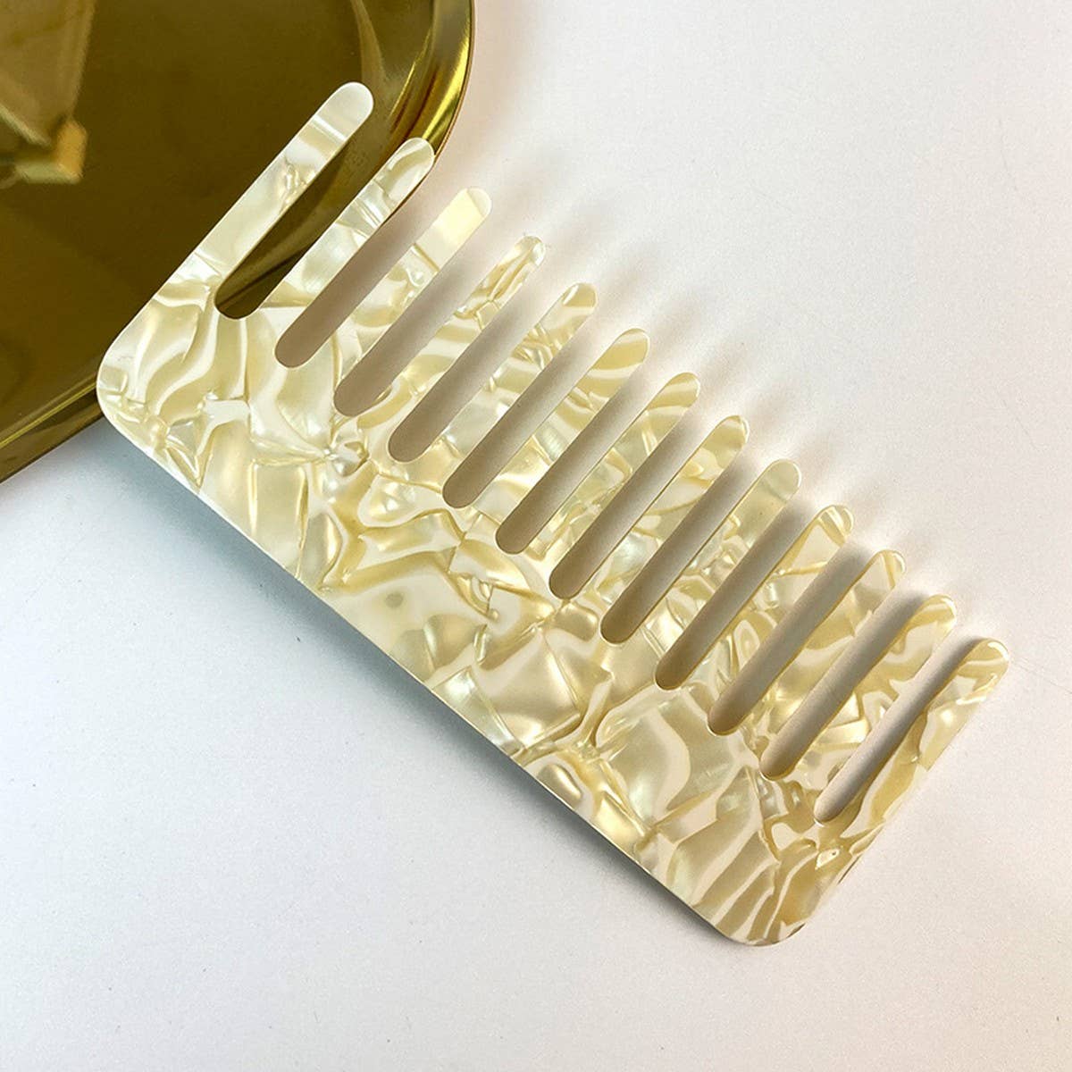 Tortoiseshell Acetate Comb Vintage Anti-Static