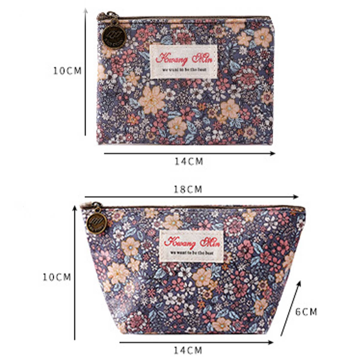 CUTE FLORAL PATTERN WASH BAG WALLET_CWAB1735