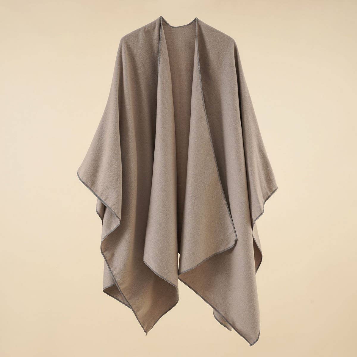 WARM CAPE SIMPLE SOLID COLOR FASHIONABLE SHAWL