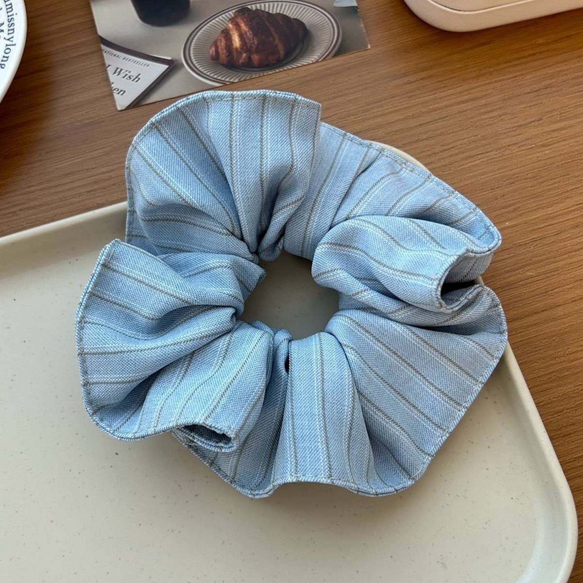 STRIPED ALL-MATCH LARGE INTESTINE HAIR SCRUNCHIES_CWAHA2822