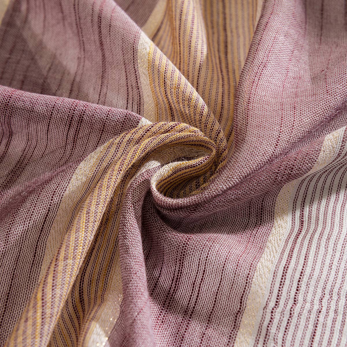 FASHIONABLE SIMPLE PLAID STRIPED SCARF