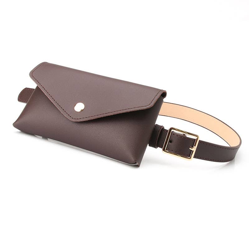 Versatile trendy fashionable belt mini waist bag