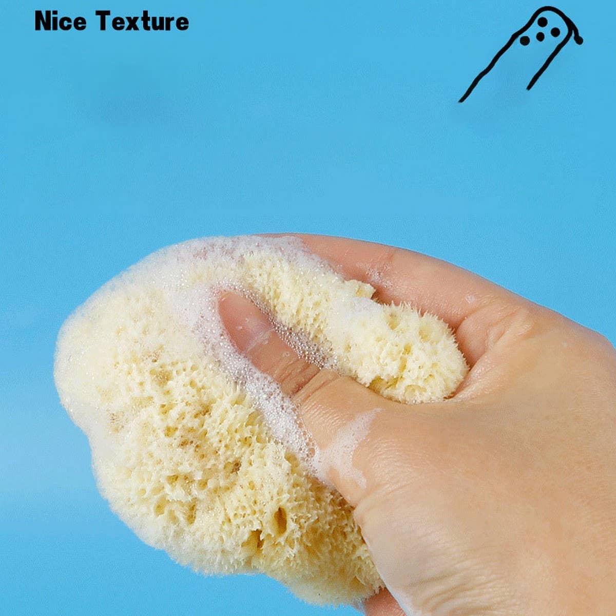 NATURAL COFFEE COLOR SPONGE HONEYCOMB SPONGE