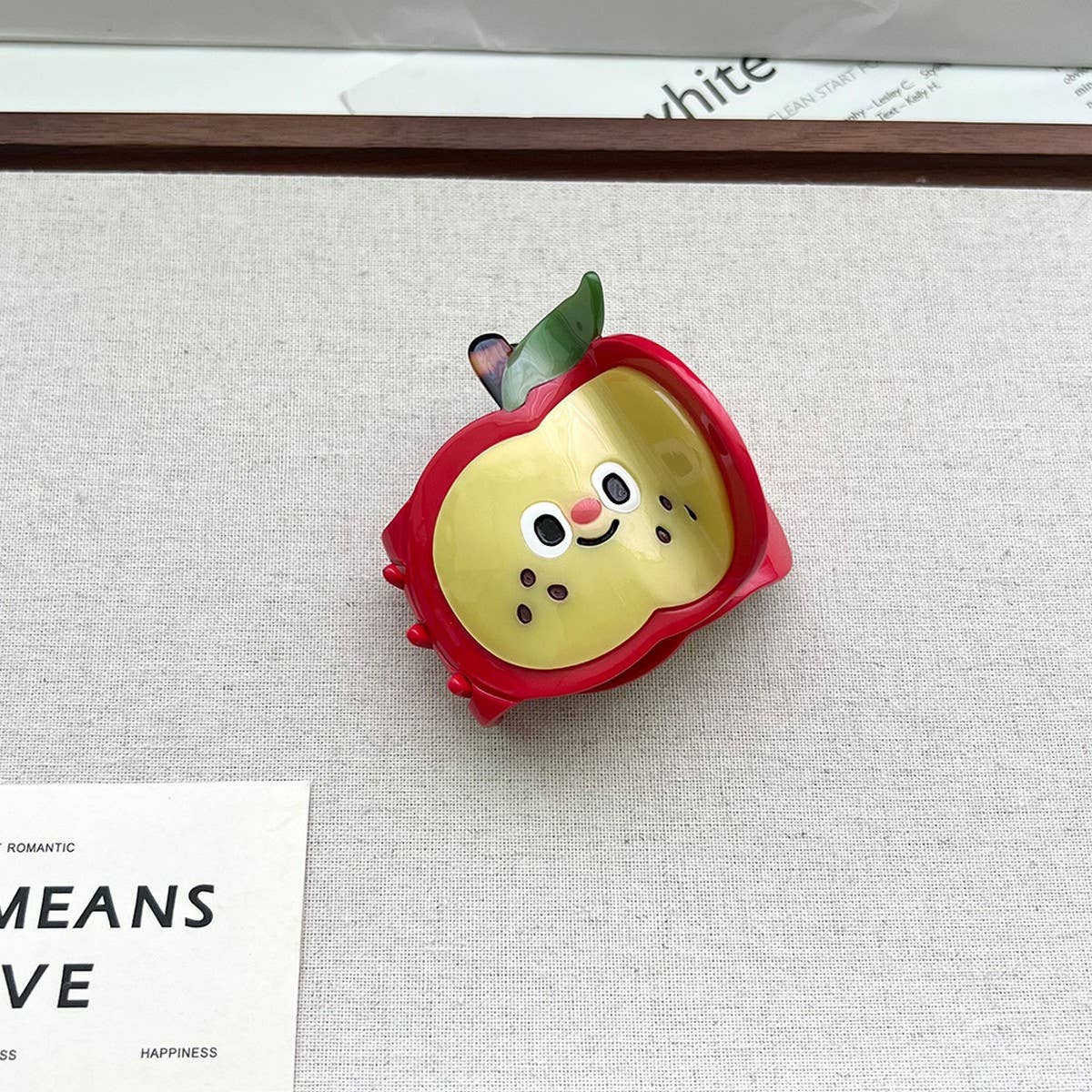 Fruit Series Acetate Hair Clips with Shark Design