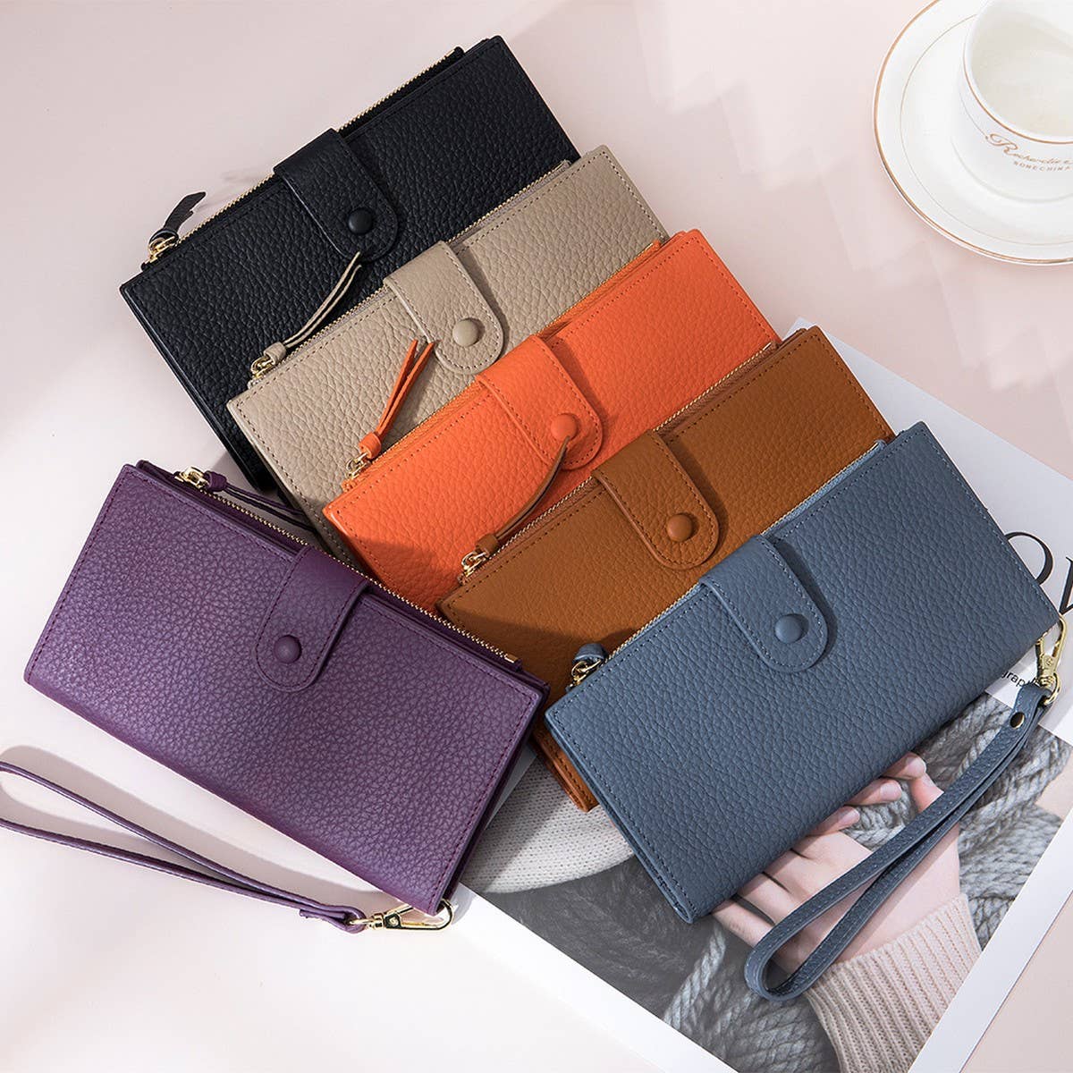 GENUINE LEATHER LONG STYLISH LARGE CAPACITY WALLET_CWAB3799