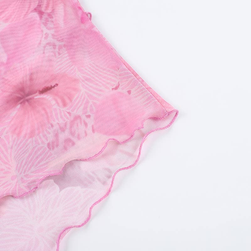 Sexy Versatile Sleeveless V-Neck Tie-Dye Tank Top