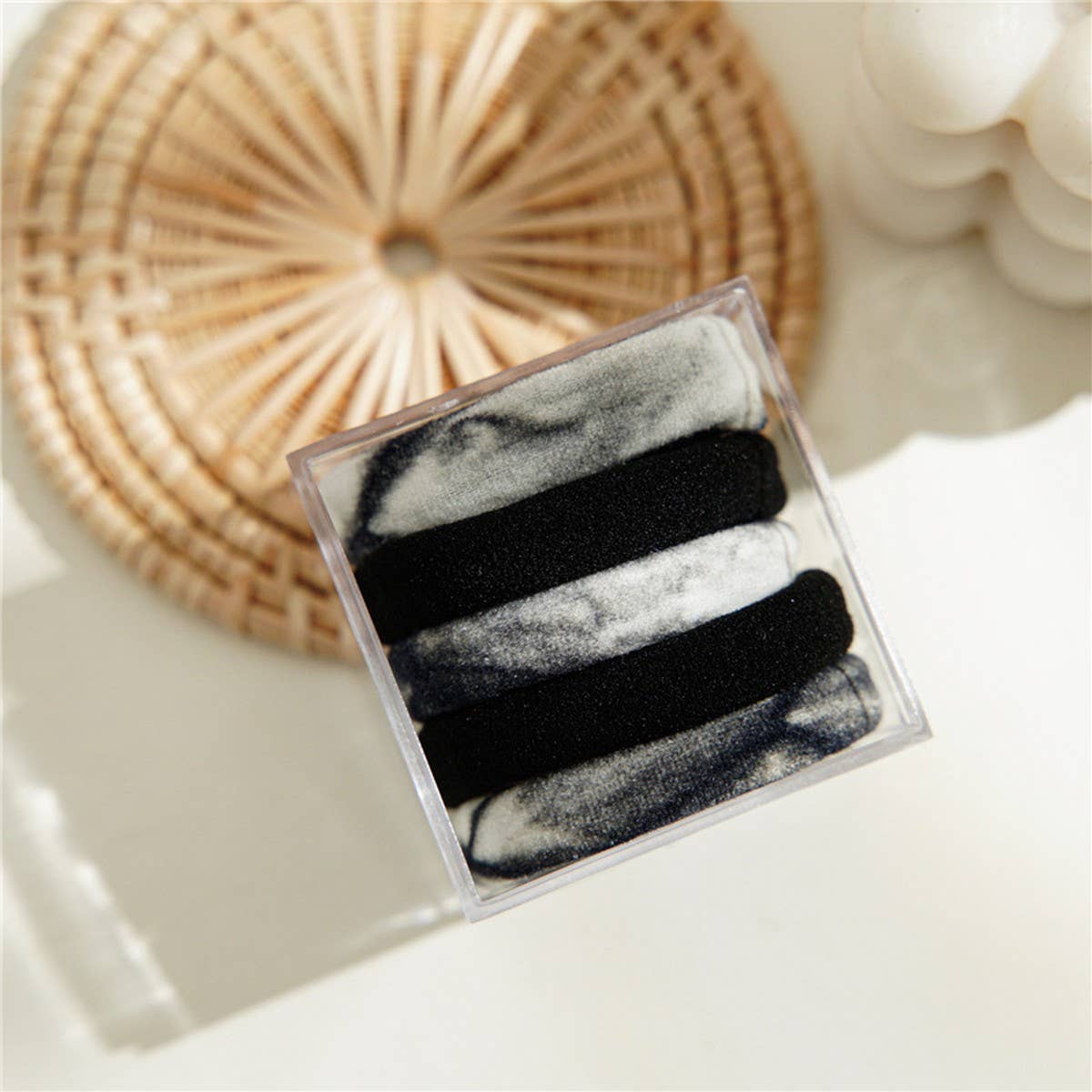 RETRO COLOR TIE-DYE HIGH ELASTIC HAIR TIES_CWAHA1123