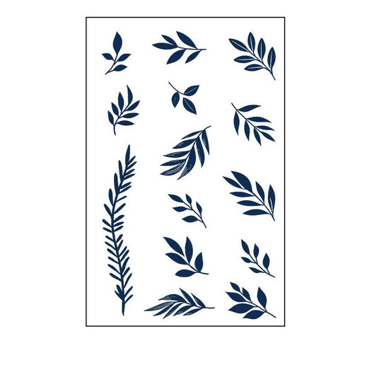 Herbal Juice Finger Tattoos Cute & Minimal Style