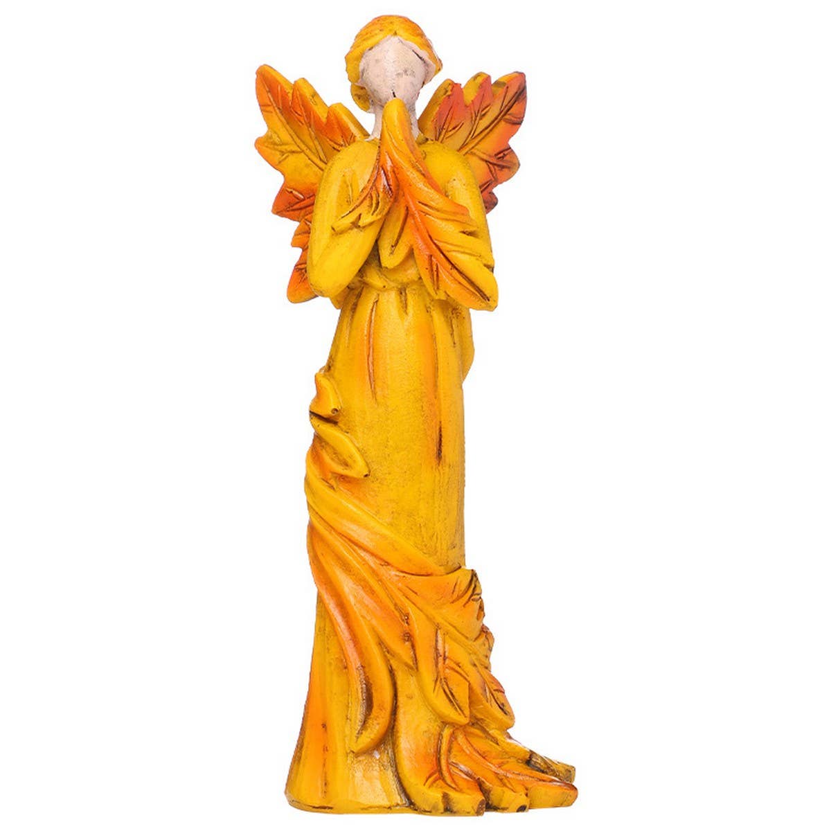 Autumn Maple Leaf Angel Resin Decor_CWMM10000