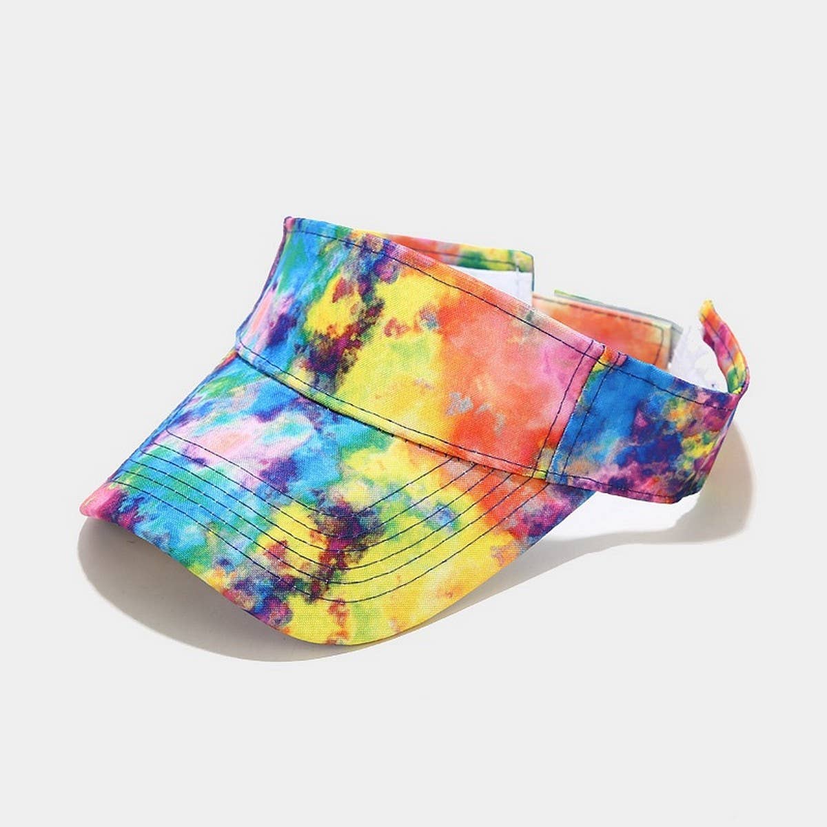 Tie-Dye Visor Hat -Sunshade Cap for Spring/Summer_CWAH3296