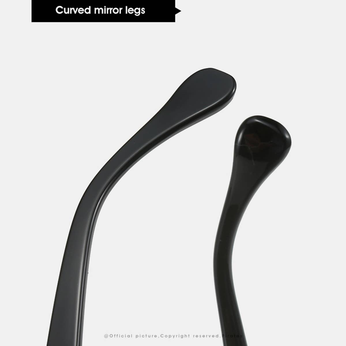 LARGE FRAME POLYGONAL FUTURISTIC TECHNOLOGY GLASSE