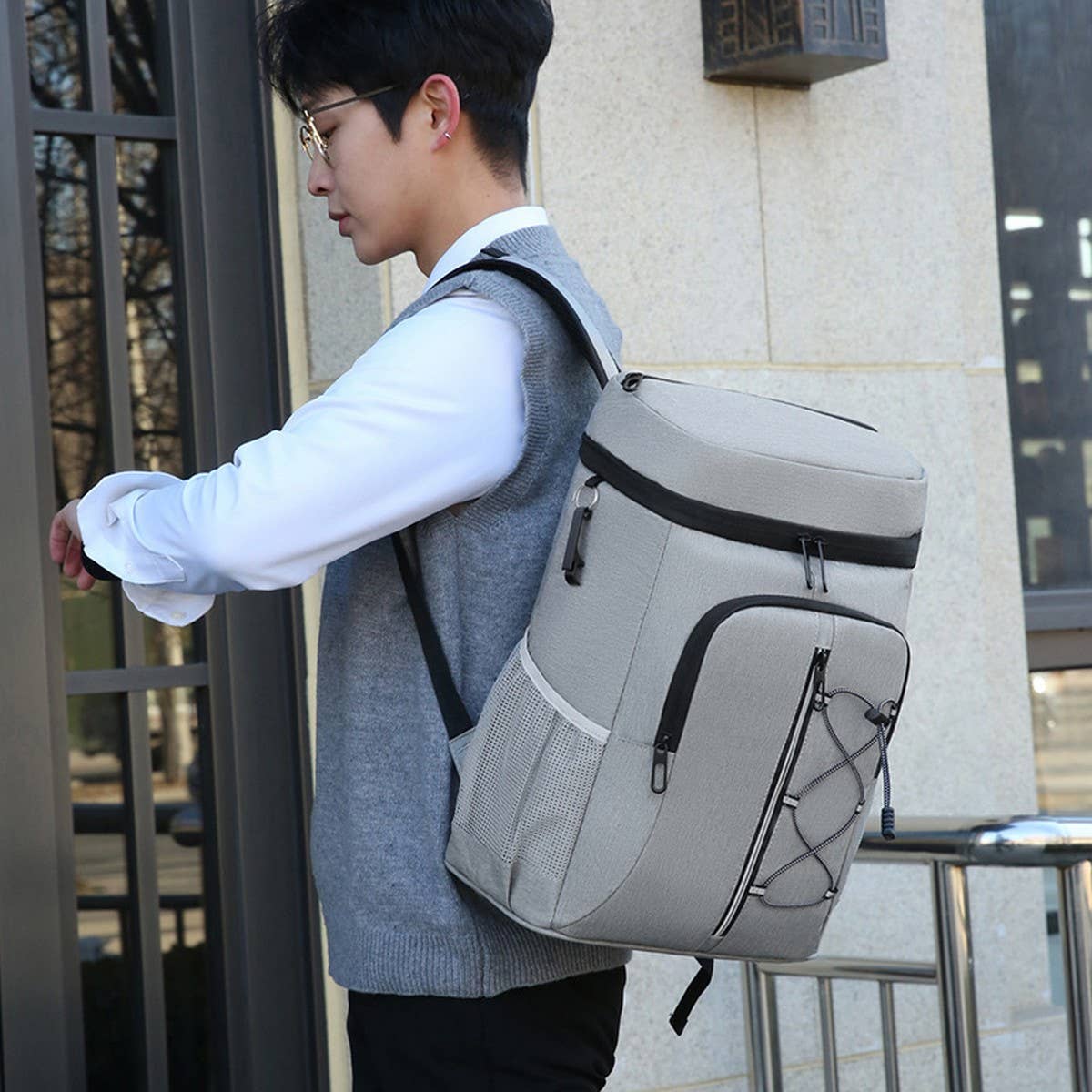 Insulated Cooler Backpack for Outdoor Picnic_CWAB5434