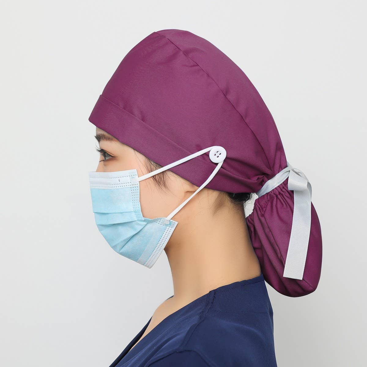 LONG HAIR STYLE BAOTOU HAT FROSTED WORK HAT_CWAH3387