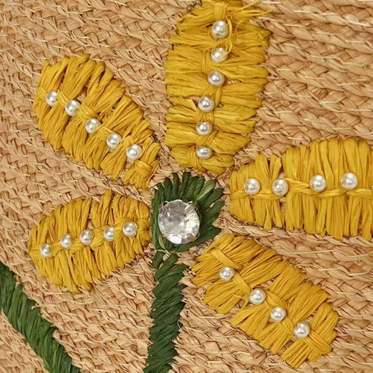 Summer new embroidered sun hat for women_CWAH3579